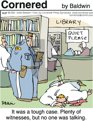 Cornered on Wednesday June 27, 2001 Comic Strip