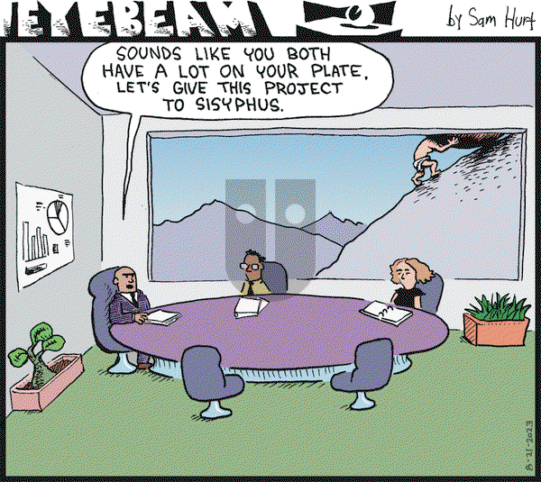 Eyebeam on Monday August 21, 2023 Comic Strip