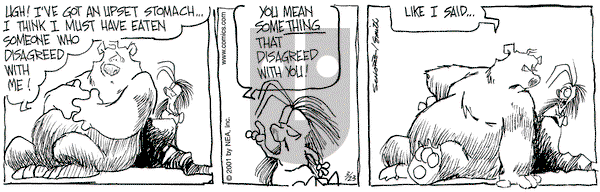 The Grizzwells on Friday March 23, 2001 Comic Strip