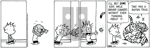 Calvin and Hobbes on Friday March 19, 1993 Comic Strip