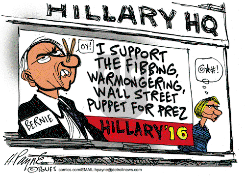Henry Payne on Tuesday July 19, 2016 Comic Strip