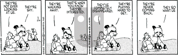 Over the Hedge - Tuesday February 26, 2002 Comic Strip