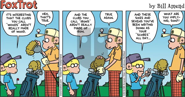 FoxTrot on Sunday June 17, 2018 Comic Strip