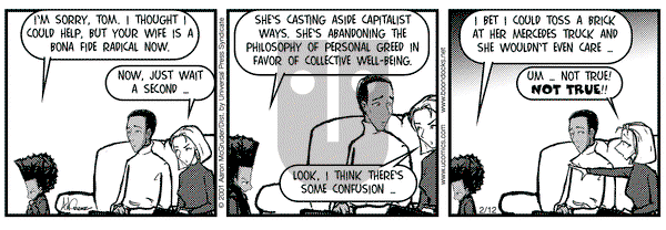 The Boondocks on Monday February 12, 2001 Comic Strip