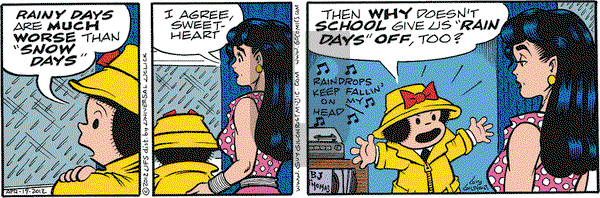 Nancy on Thursday April 19, 2012 Comic Strip