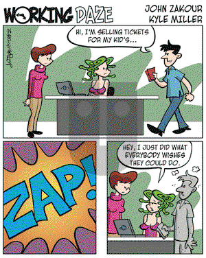 Working Daze on Wednesday August 9, 2006 Comic Strip
