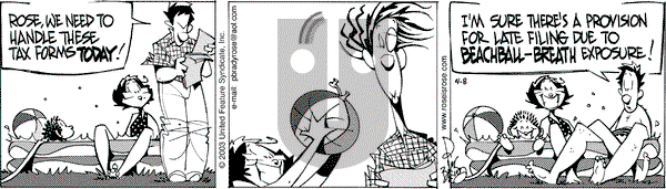 Rose is Rose on Tuesday April 8, 2003 Comic Strip