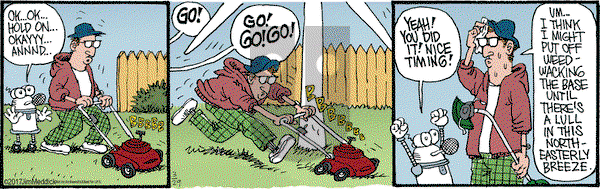 Monty on Wednesday March 29, 2017 Comic Strip