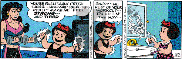 Nancy on Thursday September 22, 2011 Comic Strip