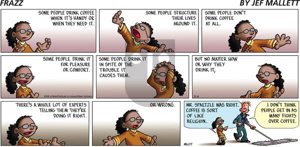 Frazz on Sunday March 4, 2018 Comic Strip