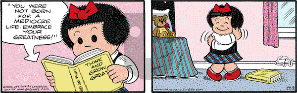 Nancy on Friday January 15, 2016 Comic Strip
