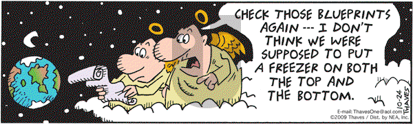 Frank and Ernest - Saturday October 24, 2009 Comic Strip