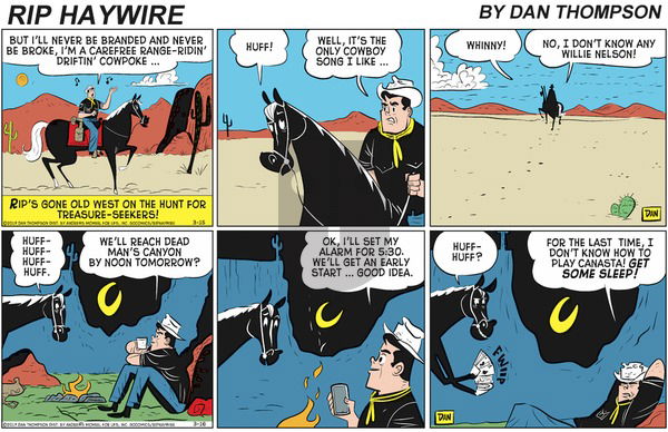 Rip Haywire on Sunday April 26, 2020 Comic Strip