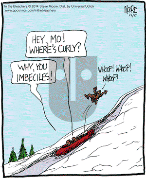In the Bleachers on Friday December 5, 2014 Comic Strip
