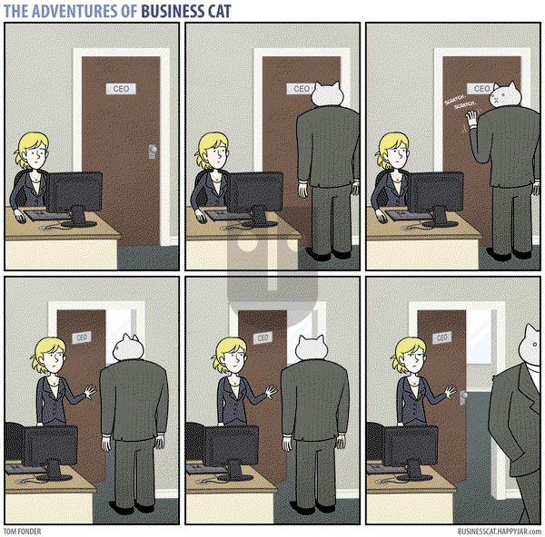 The Adventures of Business Cat - Monday August 31, 2015 Comic Strip