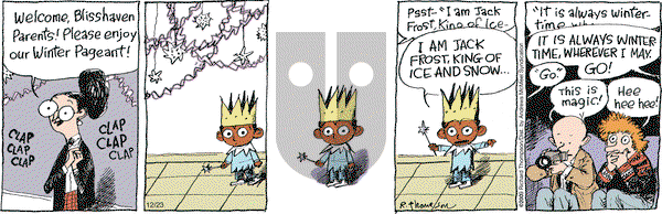 Cul de Sac on Monday December 23, 2019 Comic Strip