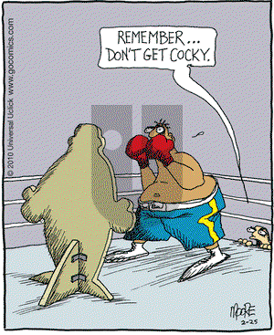 In the Bleachers on Thursday February 25, 2010 Comic Strip