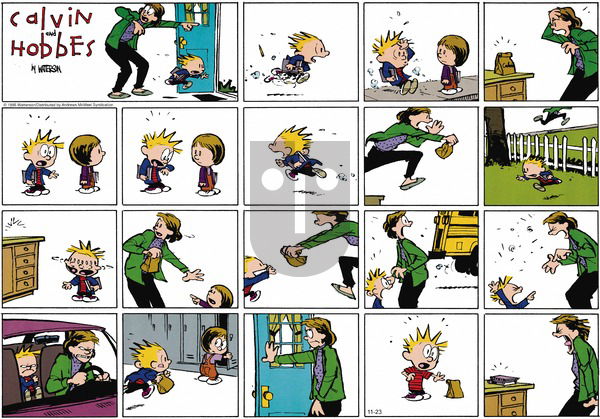 Calvin and Hobbes on Sunday November 23, 2025 Comic Strip