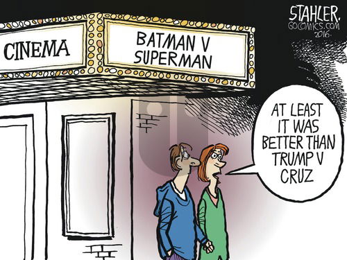 Jeff Stahler on Sunday March 27, 2016 Comic Strip