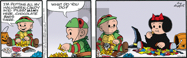 Nancy on Tuesday November 1, 2016 Comic Strip