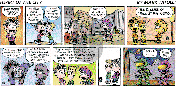 Heart of the City on Sunday November 7, 2004 Comic Strip