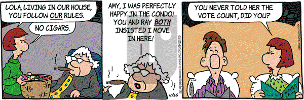 Lola on Saturday November 26, 2011 Comic Strip