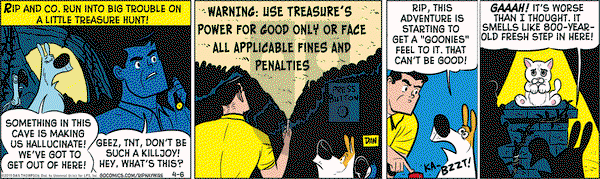 Rip Haywire on Monday April 6, 2015 Comic Strip