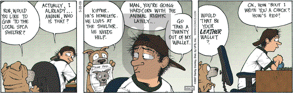Get Fuzzy on Thursday May 28, 2009 Comic Strip