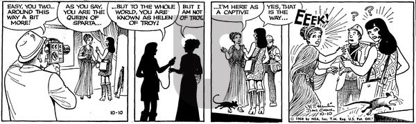 Alley Oop on Thursday October 10, 1968 Comic Strip