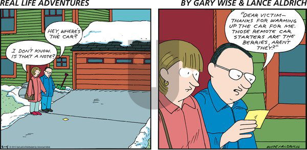 Real Life Adventures on Sunday March 4, 2012 Comic Strip