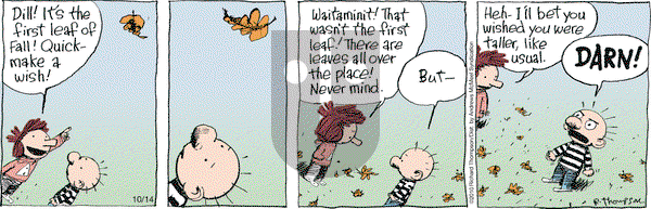 Cul de Sac on Tuesday October 14, 2025 Comic Strip