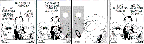 FoxTrot on Thursday April 6, 1989 Comic Strip