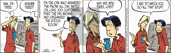 Baldo on Wednesday August 1, 2007 Comic Strip