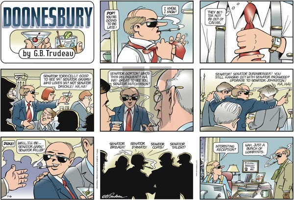 Doonesbury on Sunday January 6, 2008 Comic Strip