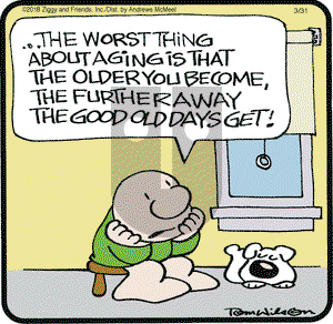 Ziggy on Saturday March 31, 2018 Comic Strip