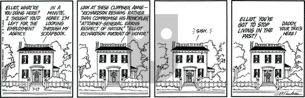 Doonesbury on Wednesday July 17, 1974 Comic Strip