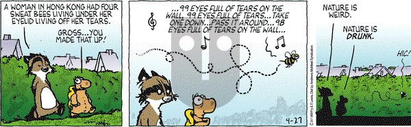 Over the Hedge on Saturday April 27, 2019 Comic Strip