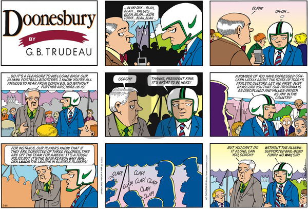 Doonesbury on Sunday July 18, 1999 Comic Strip