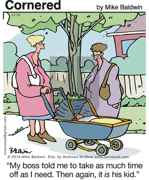 Cornered on Monday November 12, 2018 Comic Strip