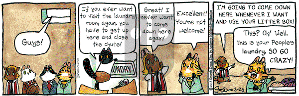 Breaking Cat News on Friday March 23, 2018 Comic Strip