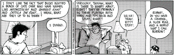 Get Fuzzy on Tuesday December 17, 2002 Comic Strip