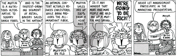 Cathy Classics on Tuesday August 15, 1995 Comic Strip