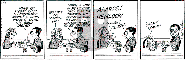 Doonesbury on Friday August 18, 1972 Comic Strip