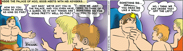 Alley Oop on Saturday October 30, 2010 Comic Strip