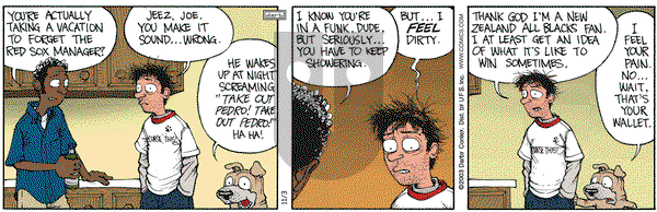 Get Fuzzy on Monday November 3, 2003 Comic Strip