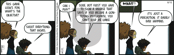 The Boondocks on Wednesday June 15, 2005 Comic Strip