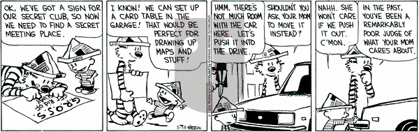 Calvin and Hobbes - Saturday May 18, 2019 Comic Strip