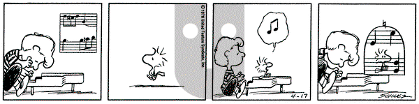 Peanuts on Monday April 17, 1978 Comic Strip