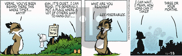 Over the Hedge on Friday November 28, 2025 Comic Strip