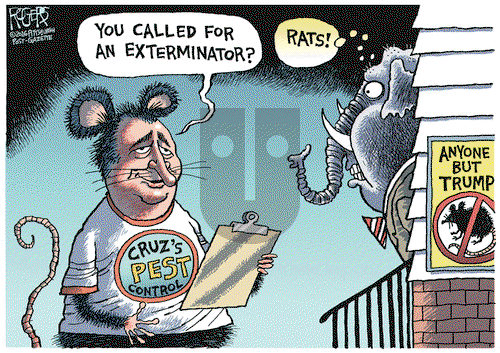 Rob Rogers on Thursday April 7, 2016 Comic Strip